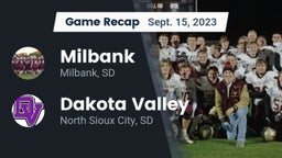 Recap: Milbank  vs. Dakota Valley  2023