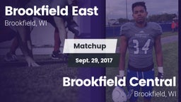 Matchup: Brookfield East vs. Brookfield Central  2017