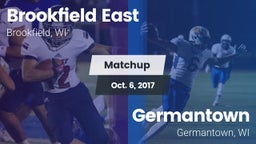 Matchup: Brookfield East vs. Germantown  2017