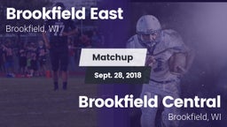 Matchup: Brookfield East vs. Brookfield Central  2018