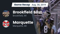 Recap: Brookfield East  vs. Marquette  2019