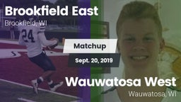 Matchup: Brookfield East vs. Wauwatosa West  2019