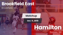 Matchup: Brookfield East vs. Hamilton  2019