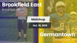 Matchup: Brookfield East vs. Germantown  2019