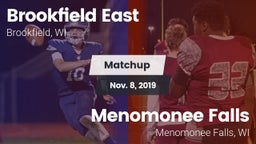 Matchup: Brookfield East vs. Menomonee Falls  2019