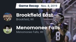Recap: Brookfield East  vs. Menomonee Falls  2019