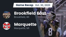 Recap: Brookfield East  vs. Marquette  2020