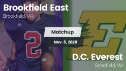 Matchup: Brookfield East vs. D.C. Everest  2020