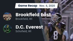 Recap: Brookfield East  vs. D.C. Everest  2020