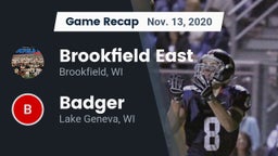 Recap: Brookfield East  vs. Badger  2020