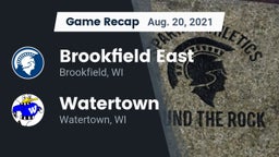 Recap: Brookfield East  vs. Watertown  2021