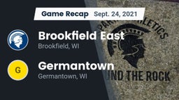 Recap: Brookfield East  vs. Germantown  2021