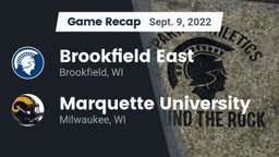 Recap: Brookfield East  vs. Marquette University  2022
