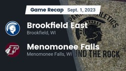 Recap: Brookfield East  vs. Menomonee Falls  2023