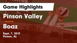 Pinson Valley  vs Boaz  Game Highlights - Sept. 7, 2019
