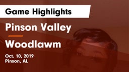 Pinson Valley  vs Woodlawm Game Highlights - Oct. 10, 2019