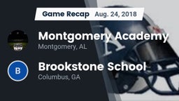 Recap: Montgomery Academy  vs. Brookstone School 2018