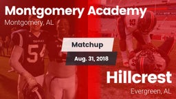 Matchup: Montgomery Academy vs. Hillcrest  2018
