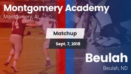 Matchup: Montgomery Academy vs. Beulah  2018