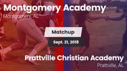 Matchup: Montgomery Academy vs. Prattville Christian Academy  2018