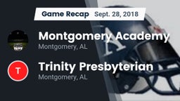 Recap: Montgomery Academy  vs. Trinity Presbyterian  2018