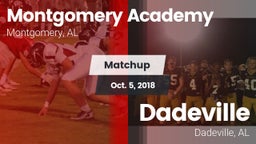 Matchup: Montgomery Academy vs. Dadeville  2018