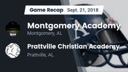 Recap: Montgomery Academy  vs. Prattville Christian Academy  2018