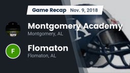 Recap: Montgomery Academy  vs. Flomaton  2018