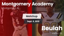 Matchup: Montgomery Academy vs. Beulah  2019