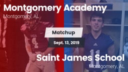 Matchup: Montgomery Academy vs. Saint James School 2019
