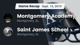 Recap: Montgomery Academy  vs. Saint James School 2019