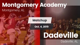 Matchup: Montgomery Academy vs. Dadeville  2019