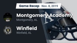 Recap: Montgomery Academy  vs. Winfield  2019
