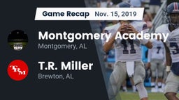 Recap: Montgomery Academy  vs. T.R. Miller  2019