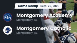 Recap: Montgomery Academy  vs. Montgomery Catholic  2020