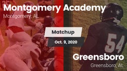Matchup: Montgomery Academy vs. Greensboro  2020
