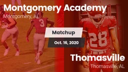 Matchup: Montgomery Academy vs. Thomasville  2020
