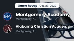 Recap: Montgomery Academy  vs. Alabama Christian Academy  2020