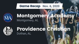 Recap: Montgomery Academy  vs. Providence Christian  2020