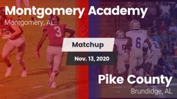 Matchup: Montgomery Academy vs. Pike County  2020
