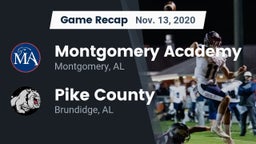 Recap: Montgomery Academy  vs. Pike County  2020