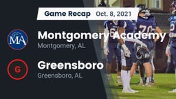 Recap: Montgomery Academy  vs. Greensboro  2021