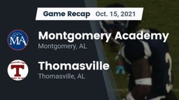 Recap: Montgomery Academy  vs. Thomasville  2021