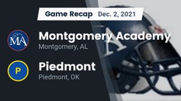 Recap: Montgomery Academy  vs. Piedmont  2021