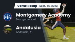 Recap: Montgomery Academy  vs. Andalusia  2022