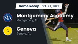Recap: Montgomery Academy  vs. Geneva  2022