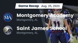 Recap: Montgomery Academy  vs. Saint James School 2023