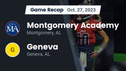 Recap: Montgomery Academy  vs. Geneva  2023