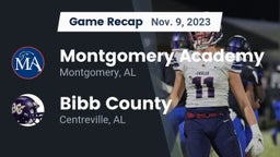 Recap: Montgomery Academy  vs. Bibb County  2023