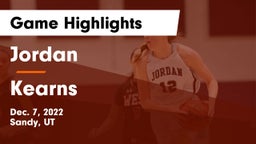 Jordan  vs Kearns  Game Highlights - Dec. 7, 2022